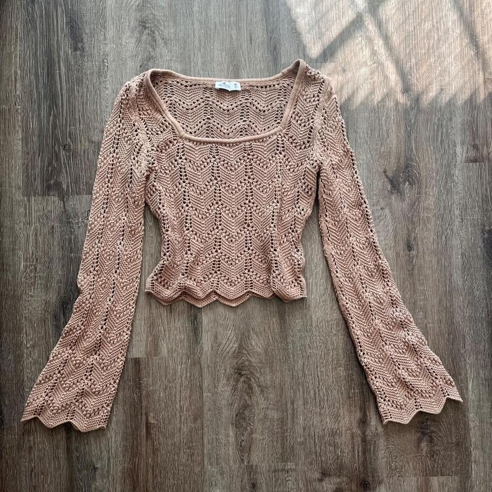 Hollister Beige Knitted Sweater